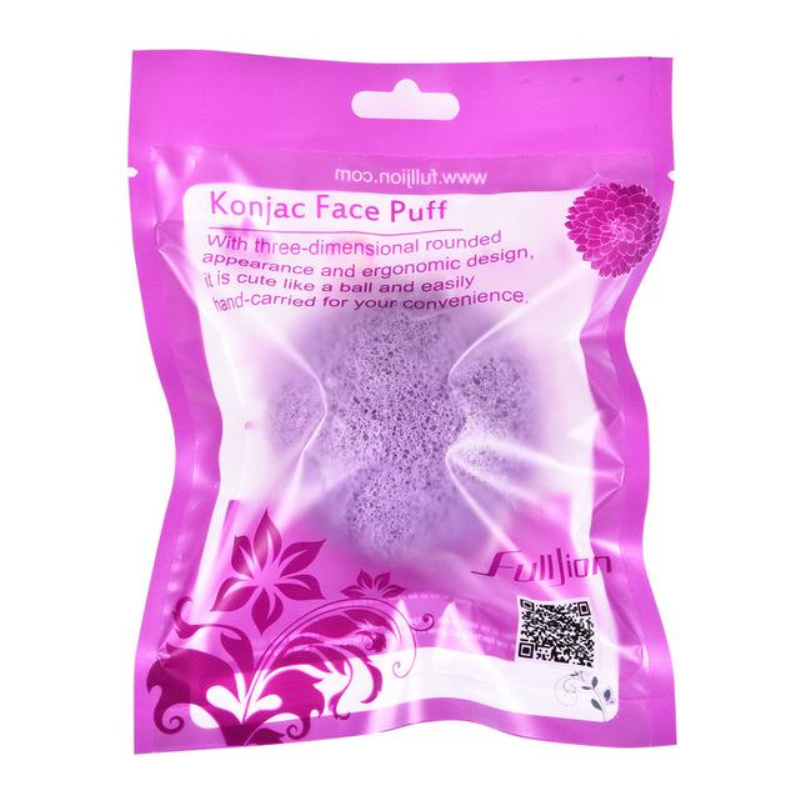 Konjac Sponge For Washing Face Round Konjac Konnyaku Sponge Facial Cleansing Exfoliator Bathing Puff Face Wash Puff - Image 4