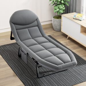 Single Office Lunch Break Recliner Folding Camp Bed