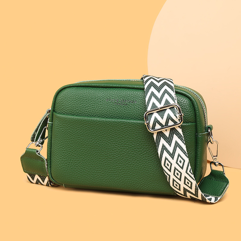 Fashion Shoulder Crossbody Bags With Rhombus Embroidered Wide Shoulder Strap Cute Small Square Bag Women - Image 9