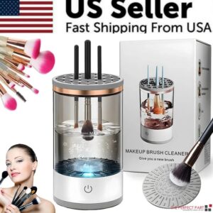 Automatic Brush Cleaner Electric Makeup Brush Cleaning Machine Fast Clean Dryer