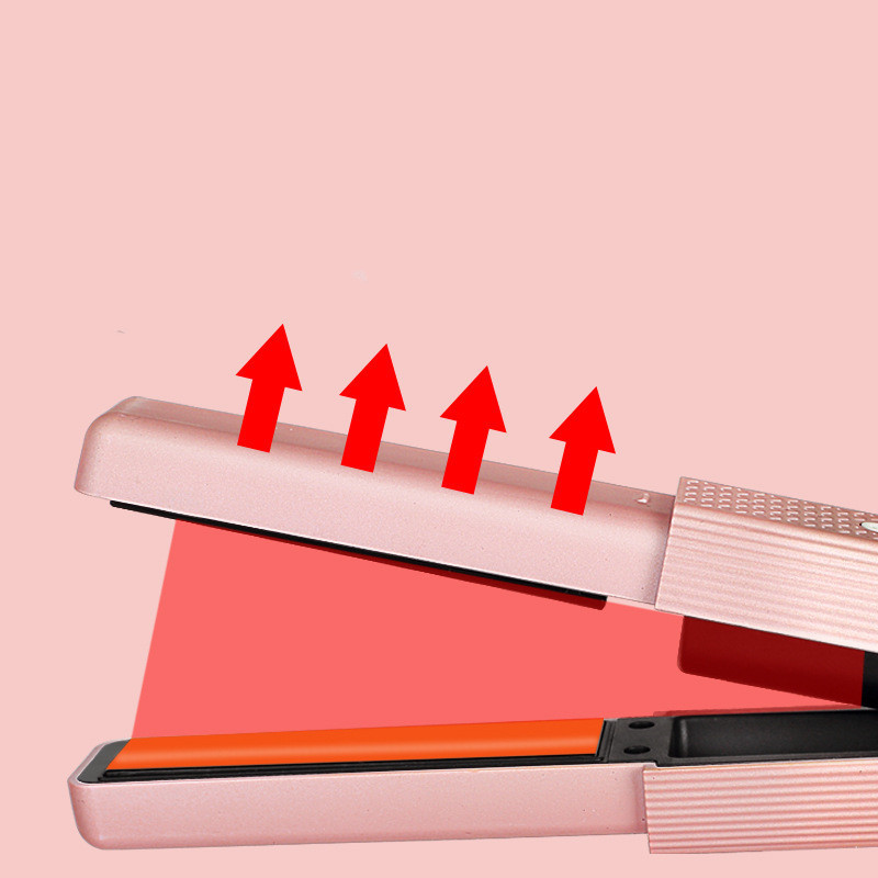 Hair Straightener Cordless Usb Hair Straightener Mini Ceramics Hair Curler 3 Constant Temperature Portable Flat Iron For Travel - Image 7