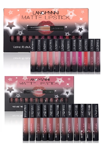Matte Lipstick Waterproof Long-lasting Velvet Lipstick Set - Image 7