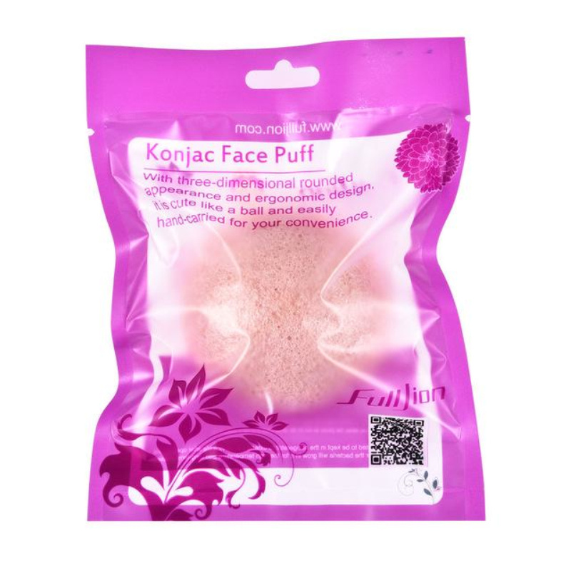 Konjac Sponge For Washing Face Round Konjac Konnyaku Sponge Facial Cleansing Exfoliator Bathing Puff Face Wash Puff - Image 5