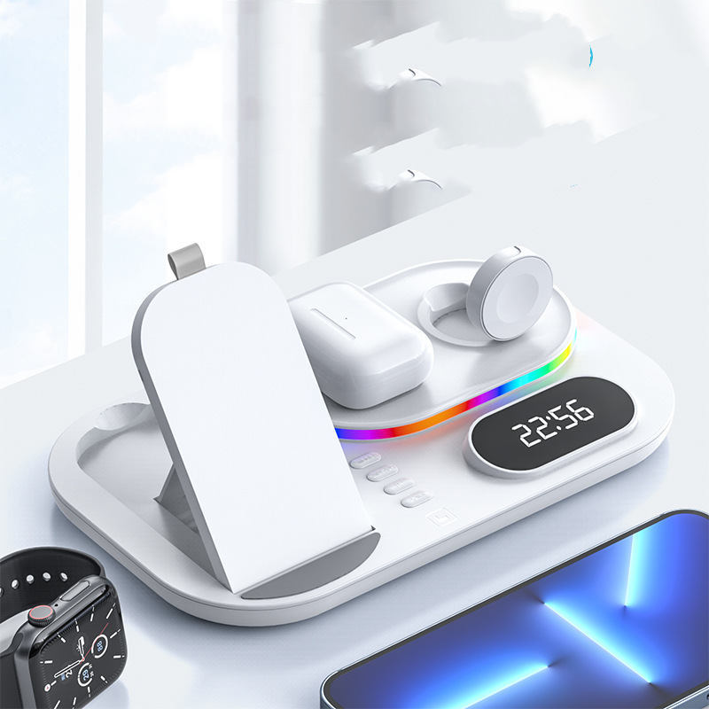 Magnetic Mobile Phone Wireless Charging Treasure 13 Wireless Four-in-one Watch Charging Power Bank - Image 6