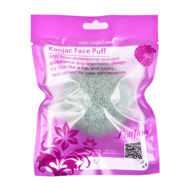 Konjac Sponge For Washing Face Round Konjac Konnyaku Sponge Facial Cleansing Exfoliator Bathing Puff Face Wash Puff - Image 3