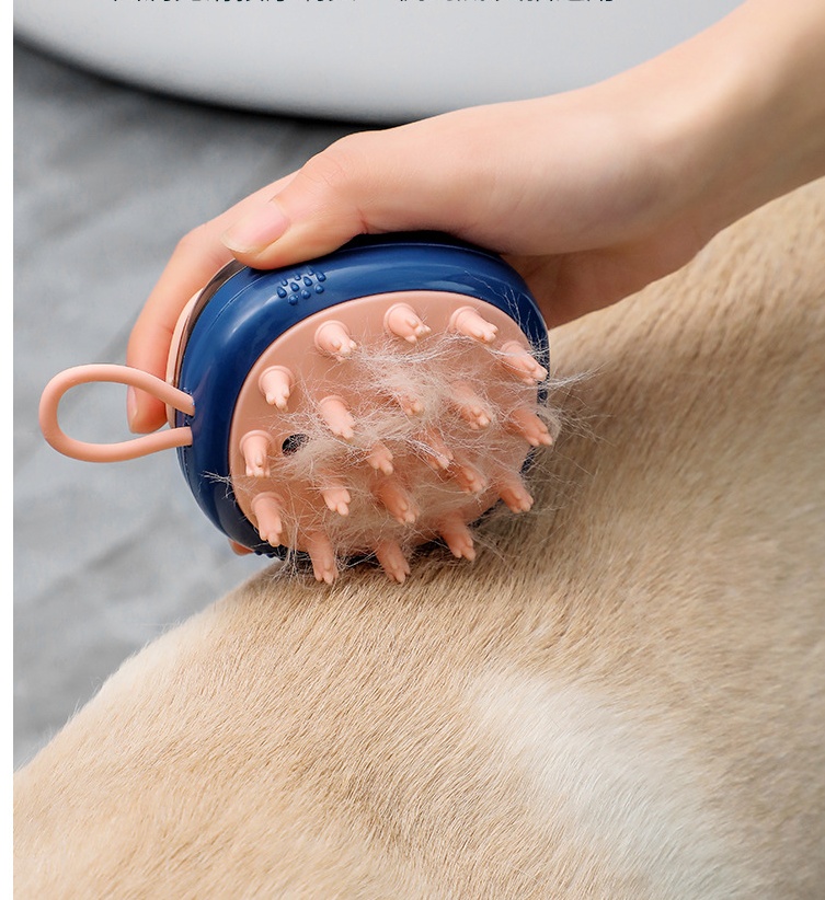 New 2 In 1 Pet Cat Dog Cleaning Bathing Massage Shampoo Soap Dispensing Grooming Brush Pets Supplies - Image 8