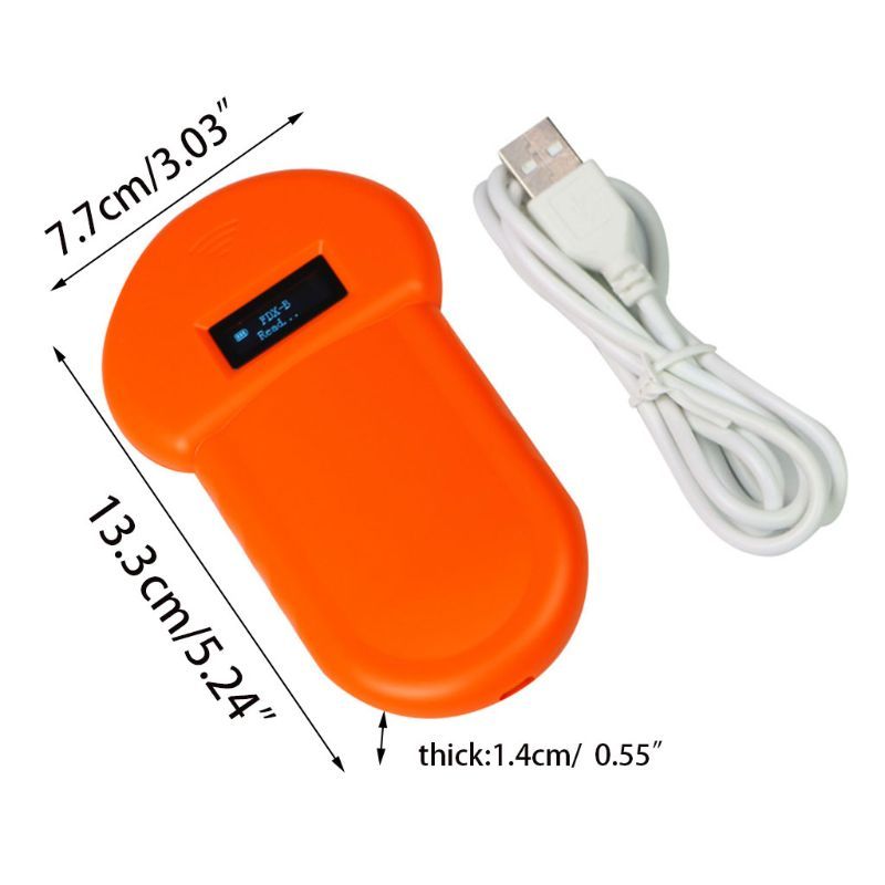 134.2khz Dog Chip Reader Animal ID Association Scanner Reading Distance 12cm - Image 4