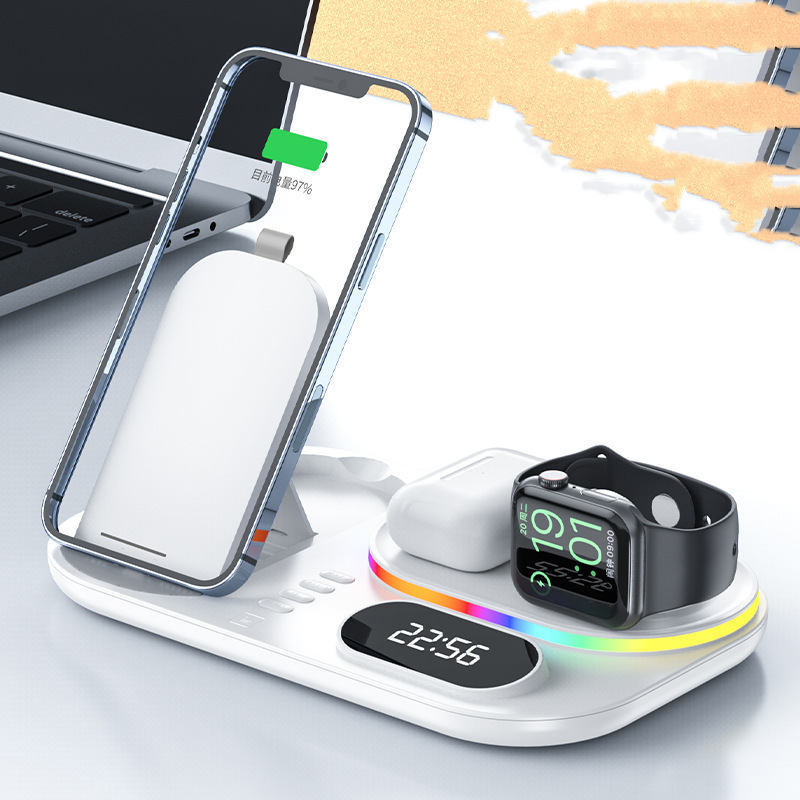 Magnetic Mobile Phone Wireless Charging Treasure 13 Wireless Four-in-one Watch Charging Power Bank - Image 5
