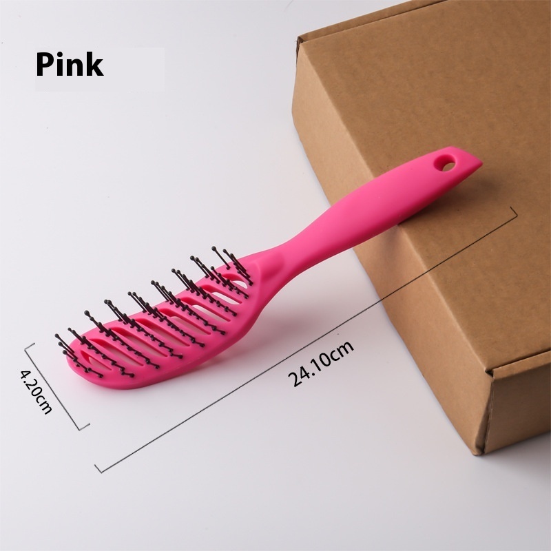 Vent Comb Hairbrush Hair Tools Anti-static Hollow Massage Comb Hair Brush Comb - Image 9