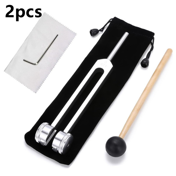 128 Hz Tuning Fork Set Weighted Bio-Acoustic Tuning Fork For Healing Chakra,Sound Therapy,Reliever Stress - Image 3
