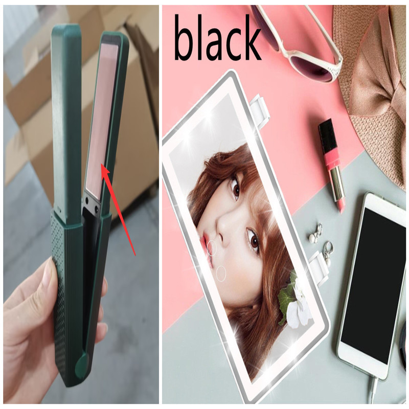 Hair Straightener Cordless Usb Hair Straightener Mini Ceramics Hair Curler 3 Constant Temperature Portable Flat Iron For Travel - Image 6