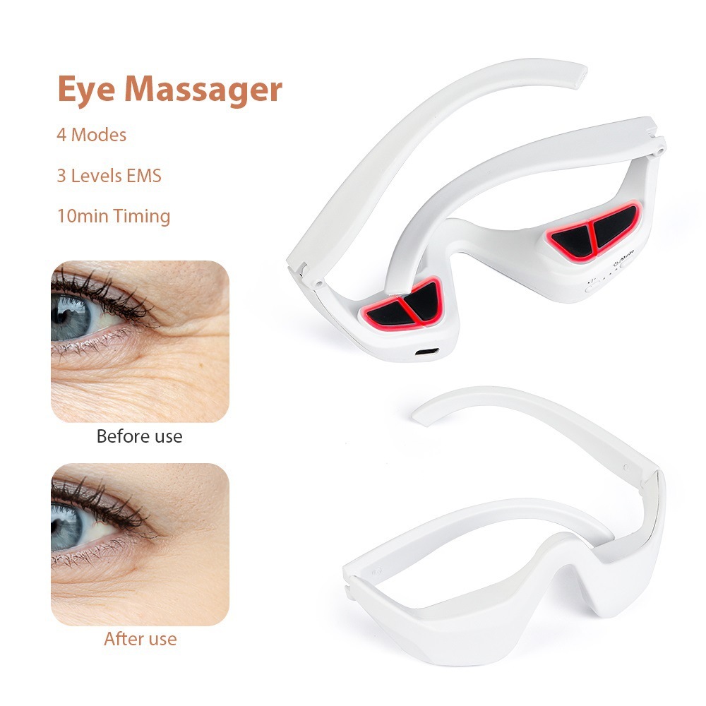 Eye Massager Relieves Eye Fatigue Eyes Massage Glasses Eye Fatigue Relief Massager Under-Eye Glasses Massager - Image 5