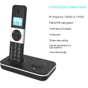 Digital Cordless Phone Caller ID Business Office