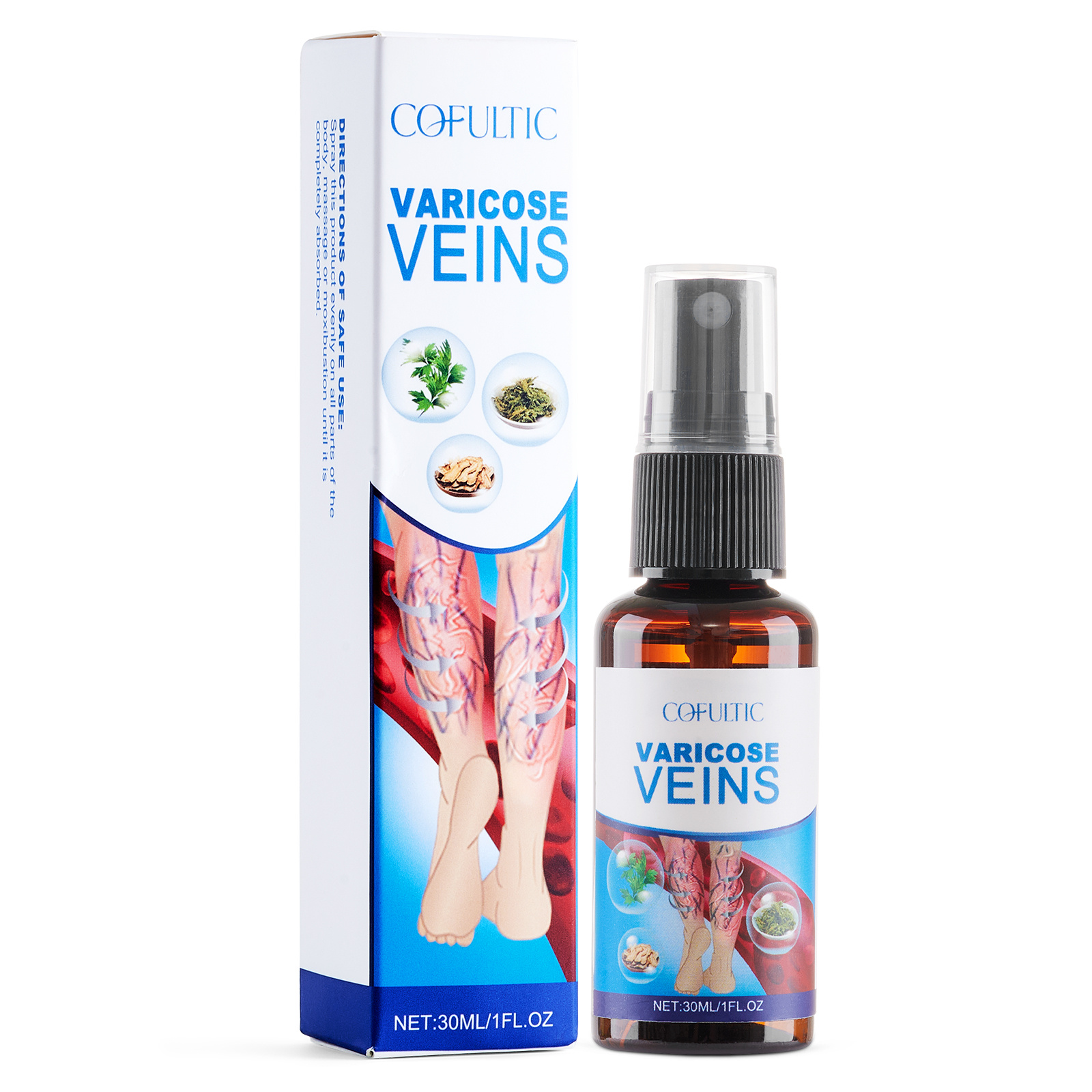 30ml Varicose Vein Spray Multi-Purpose Knee And Leg Care Spray Promote Blood Circulation - Image 7