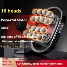 Muscle Relaxation Massager Multi-head Massage Gun Deep Tissue Body Fitness Muscle Electric Relax Massager For Back Shoulders Legs Foot 16 Heads - Image 10